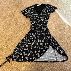 Loft Size 0 Tie-Waist Wrap-Around Dress